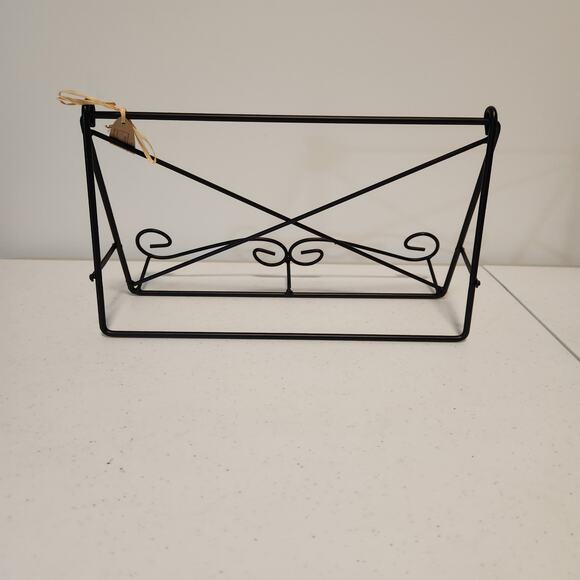 Ewe's View Cookbook Stand - Black Metal - NEW - Picture 4 of 7